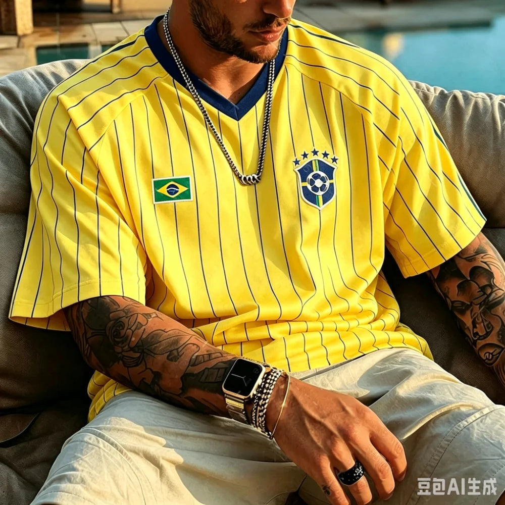 Summer Flag Graphic Tee Brazil