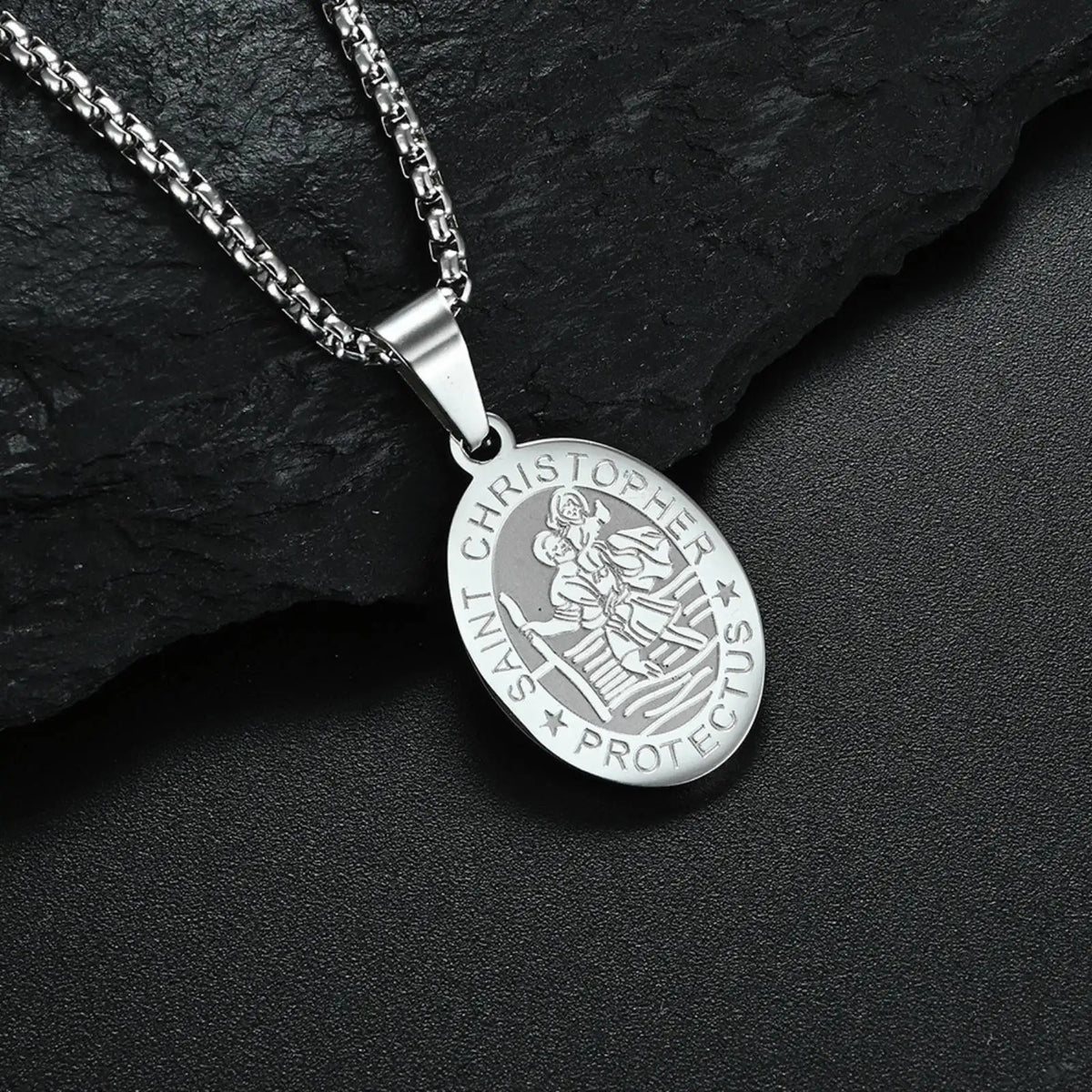 Saint Christopher Pendant Necklace – Unisex