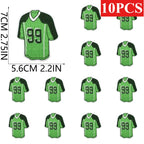 10/12PCS  Wholesale Embroidery Patches Rugby for Clothing