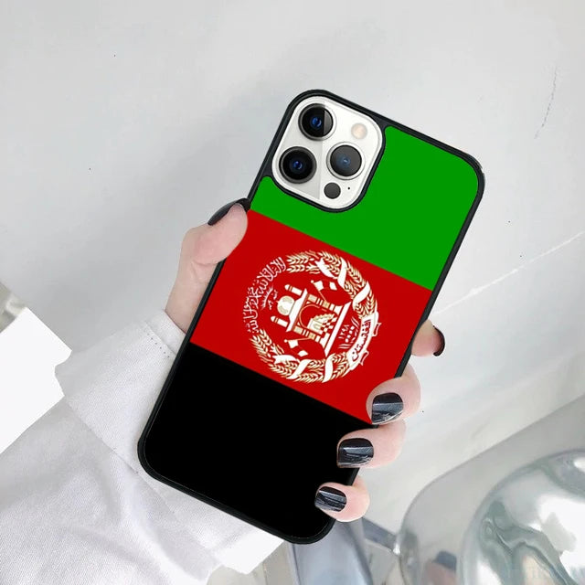 Afghan Flag Phone Case Cover For iPhones