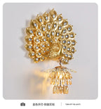 Creative Peacock Wall Lamp
