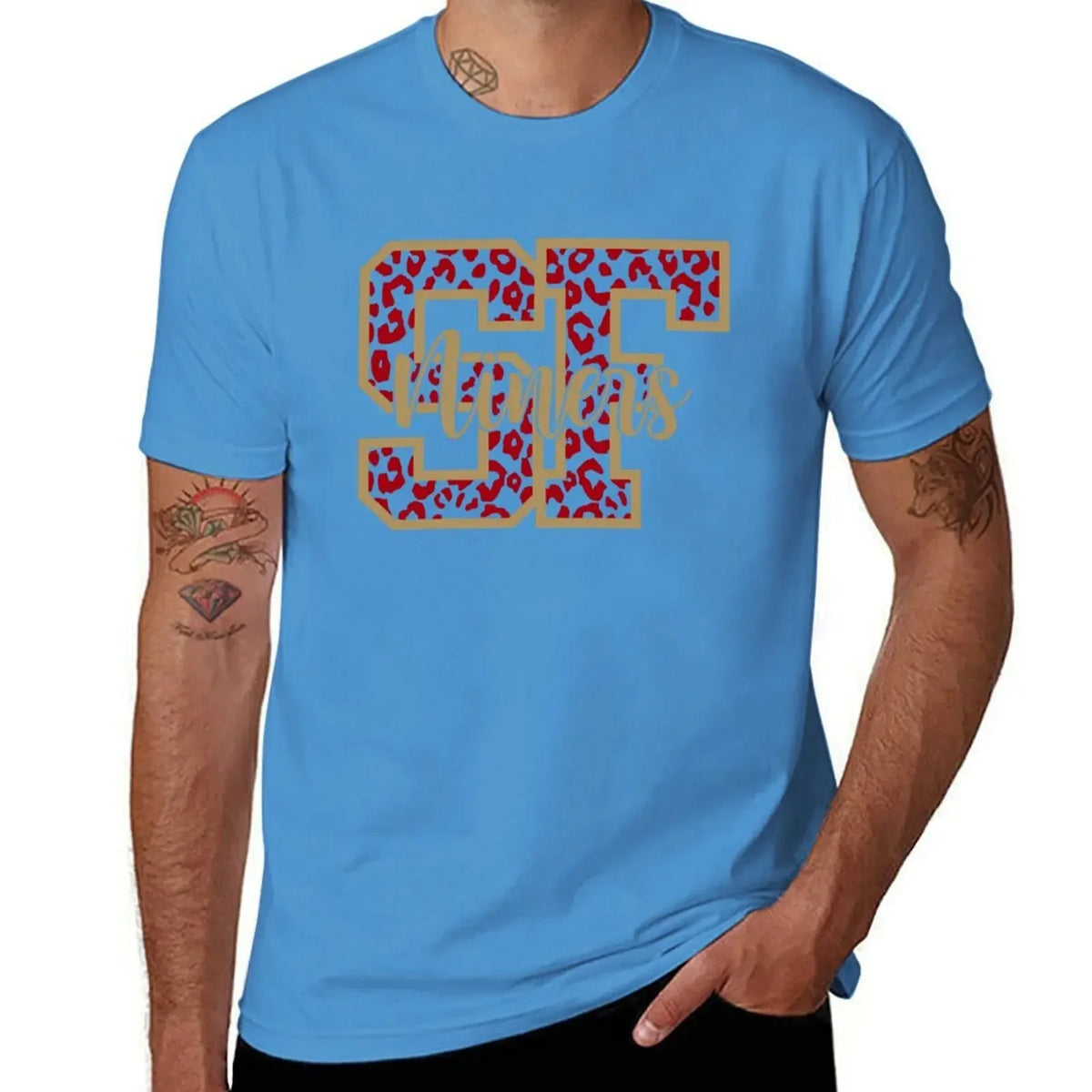 SF Football 49ers Niners T-Shirt graphic shirts