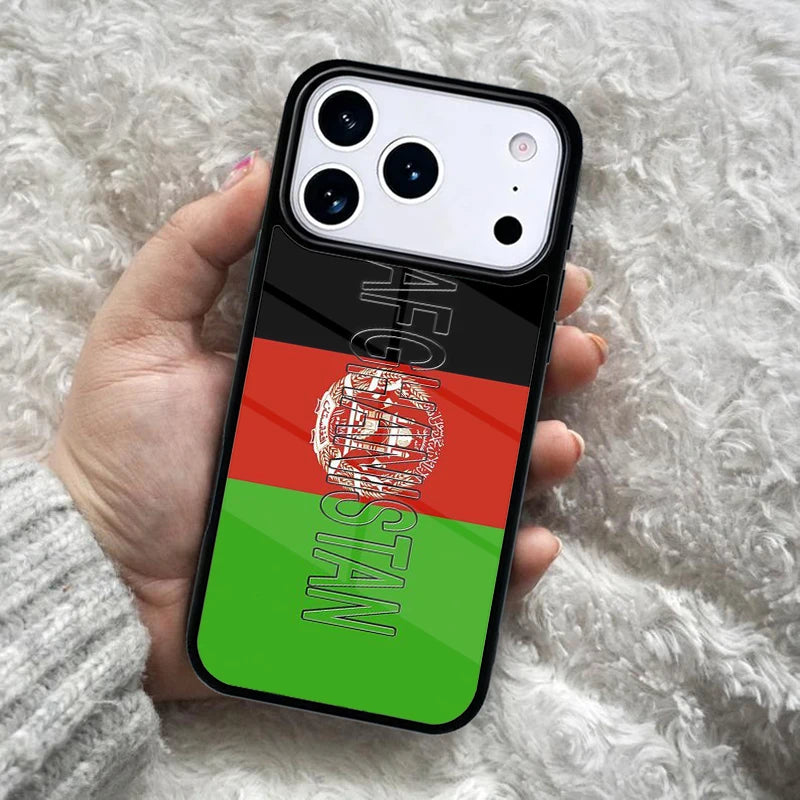 Afghan Flag soft Phone Case For iPhone