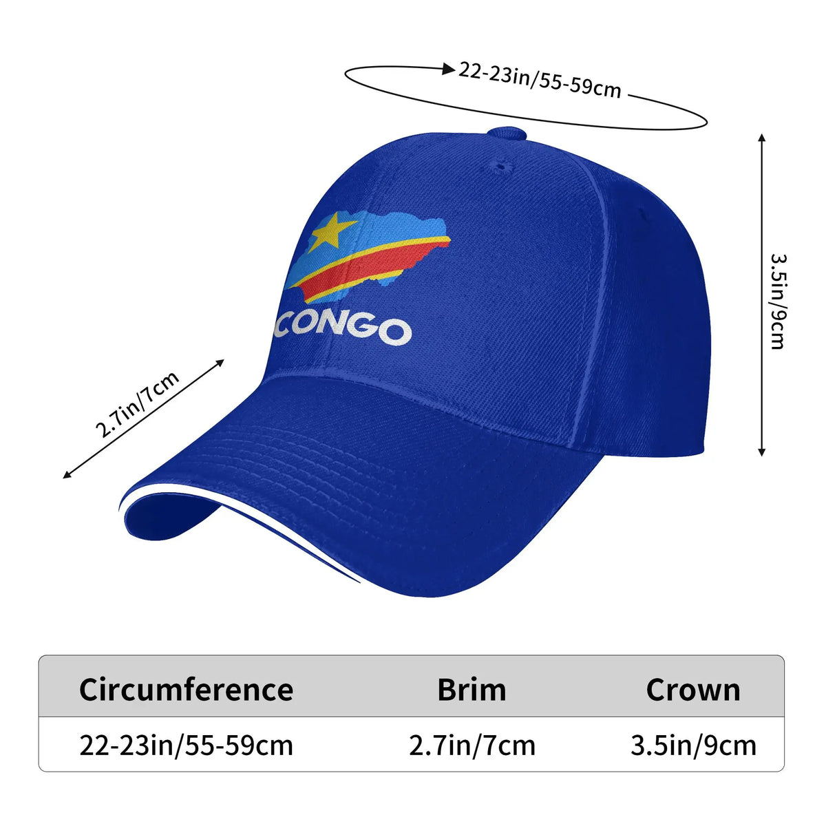 Congo Flag Cap
