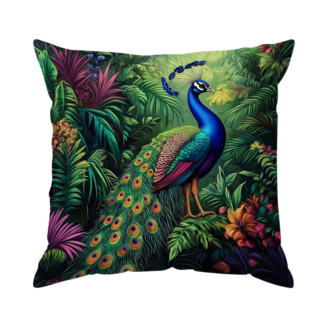 Peacock Cushions Pillowcase