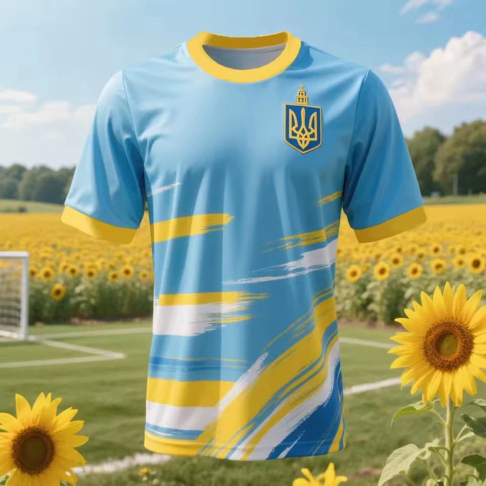 Ukraine Football Jersey T Shirt
