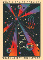 Bohemian Psychedelic 70s Poster Wall Art Canvas