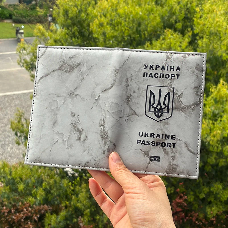 Ukraine National Emblem Passport Cover
