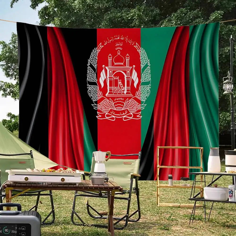 Afghanistan Creative Pattern Hanging Flag
