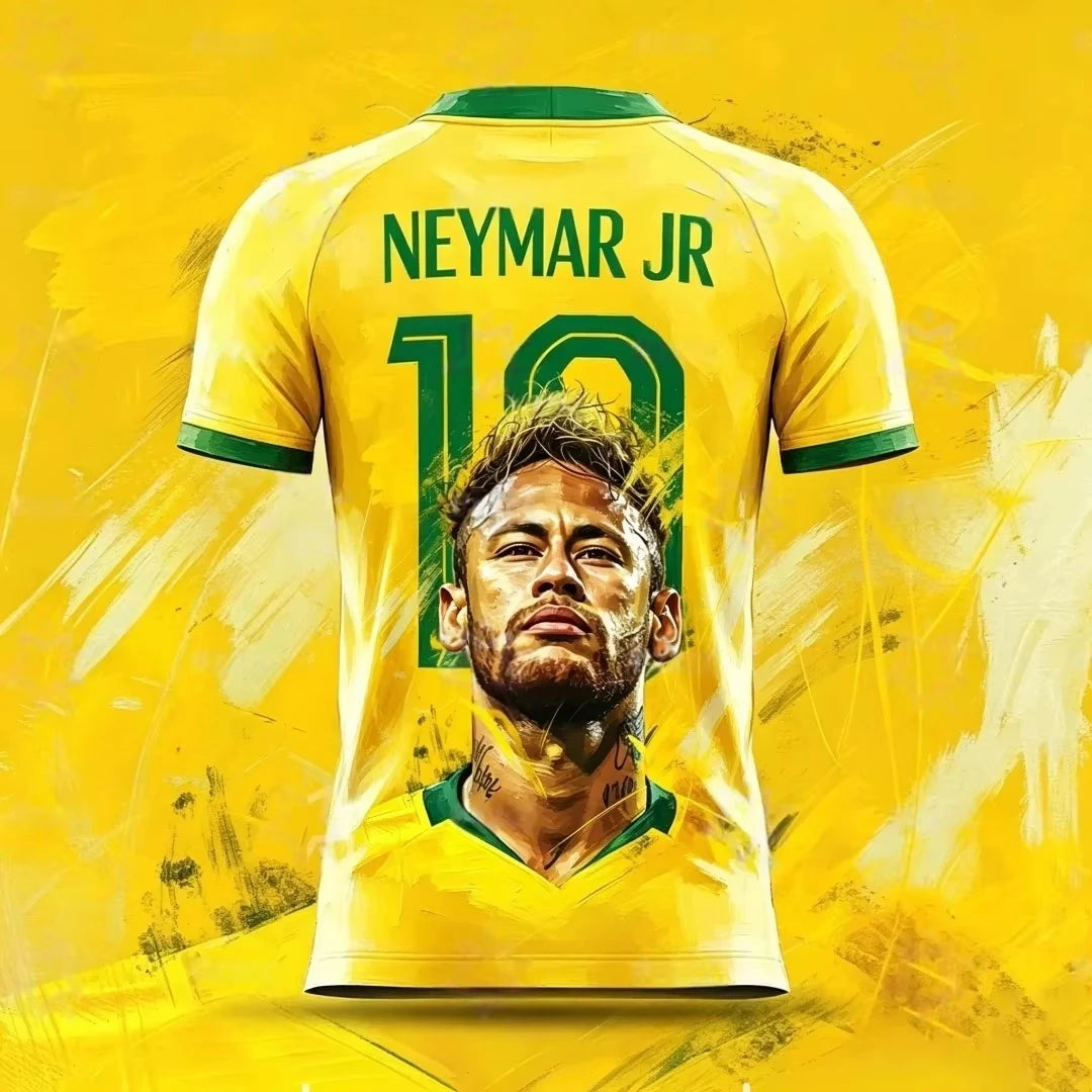 Brazil Soccer Jersey Crest Tee