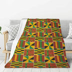 Native American Navajo Boho Aztec Pattern Blanket