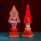 Nepali Resin Painted Dharma Doma Statue