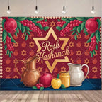 Jewish New Year Party Supplies Rosh Hashanah Tableware