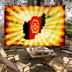 Afghanistan Creative Pattern Hanging Flag