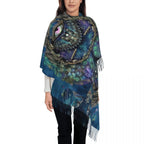 Ladies Long Peacock Cute And Beautiful Scarves