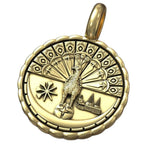 15g Yezidi Lalish Peacock Solid Sterling Silver