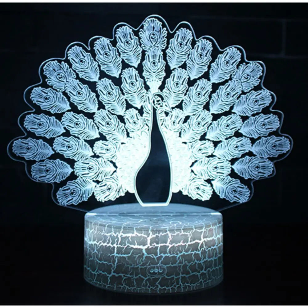 Peacock Night Light