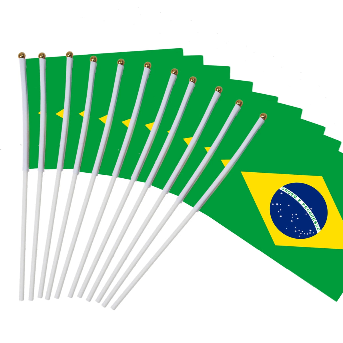 Mini Brazil Flags for Parade