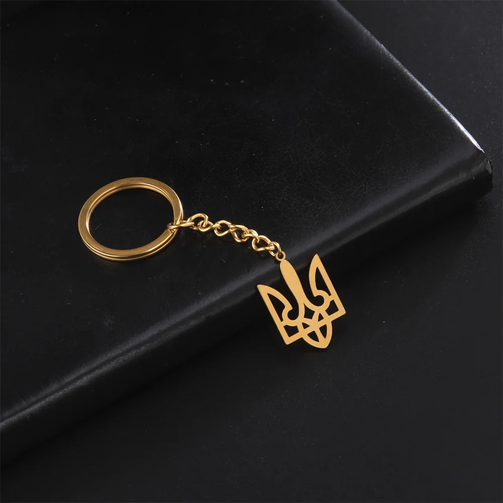 National Symbols Of Ukraine Keychain