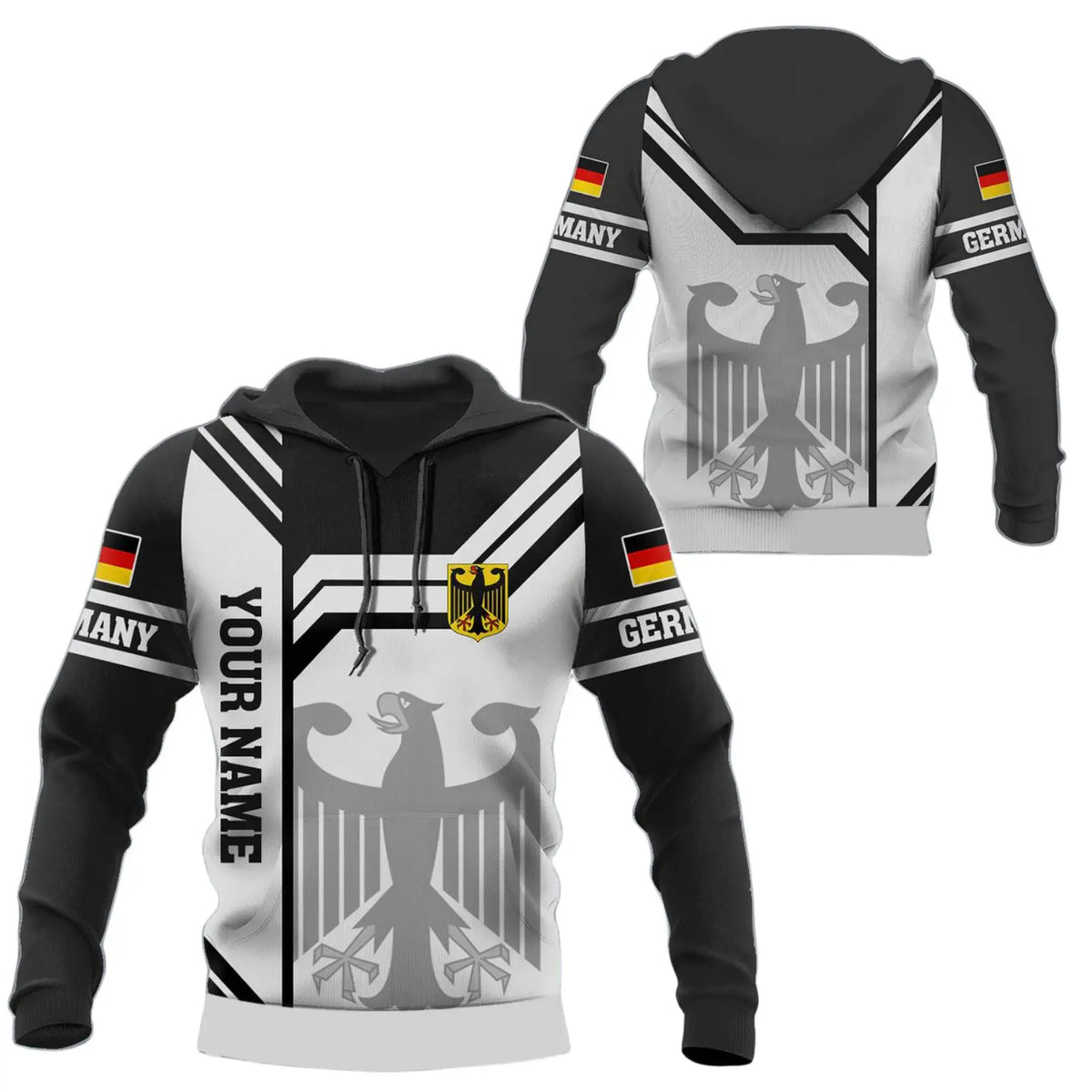 German Camouflage 3D Printed Hoodie