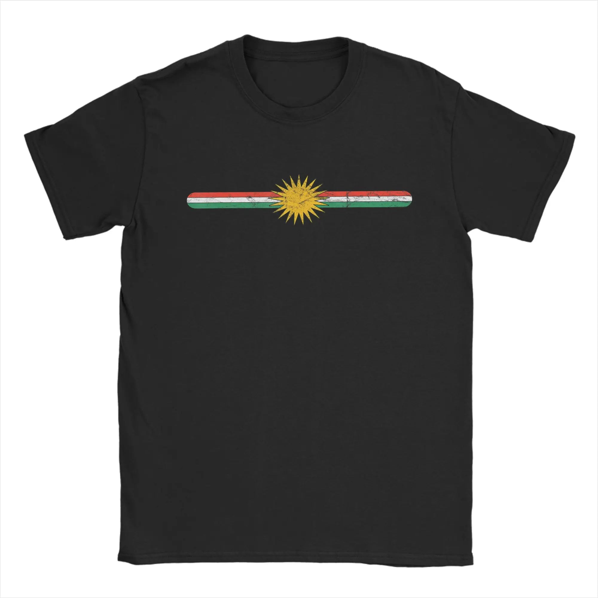 Kurdistan Map Flag Culture Men's T Shirt