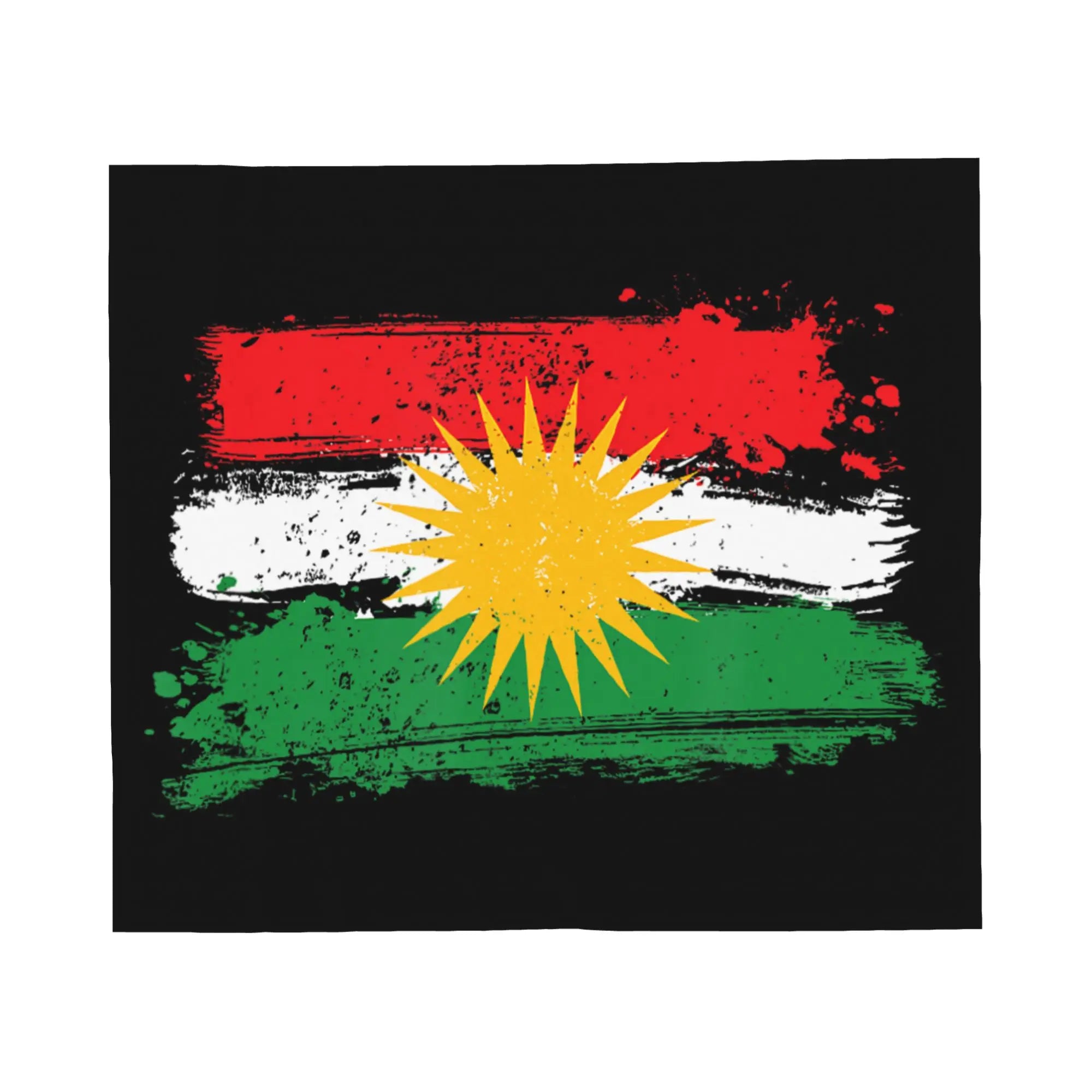 Kurdistan Flag Blankets