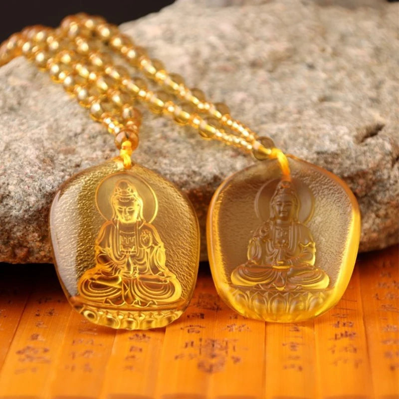 Handmade Necklace Nepal Buddhist Mala Stone Beads
