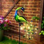1Pc Peacock Solar Garden Lamp