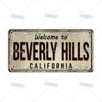Welcome To USA City Car Plate