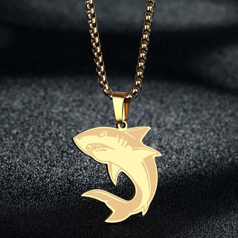 Engraved Star Pendant Necklace