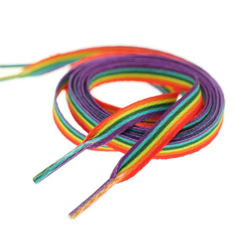 1Pair Rainbow Shoelace
