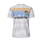 Casual Men's Kurdistan Flag 3D Printed T Shirt