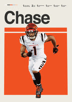 Classic American Football Star Athletes Highlights Achievements Posters