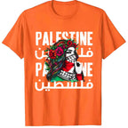 Palestinian T-Shirt Casual Cotton