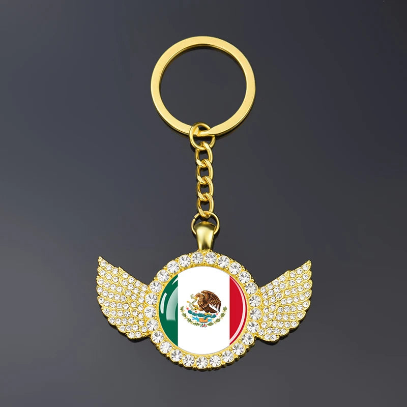 Mexico Flag Keychain