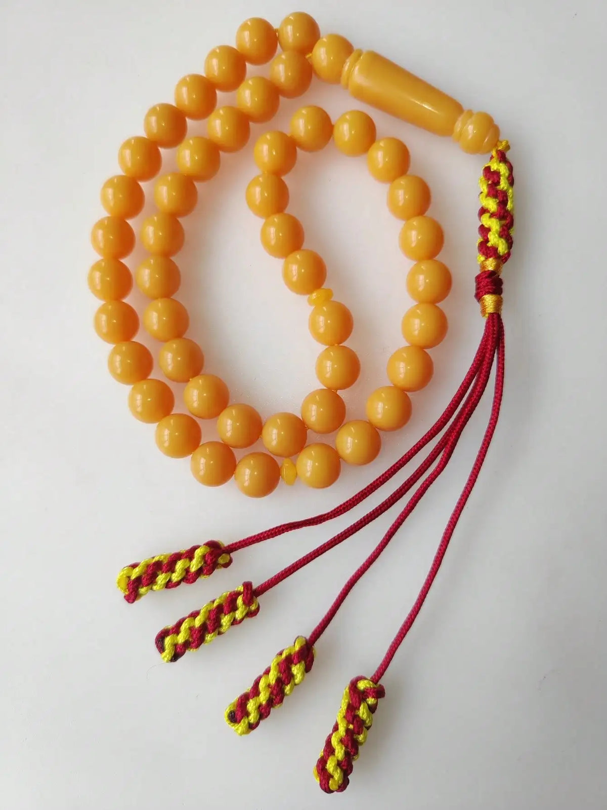 3-Color Yellow/Black/Blue Resin Tasbih