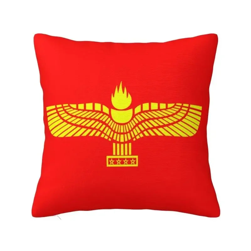 Assyrian Suryoyo Flag Pillow Cover Home Decor