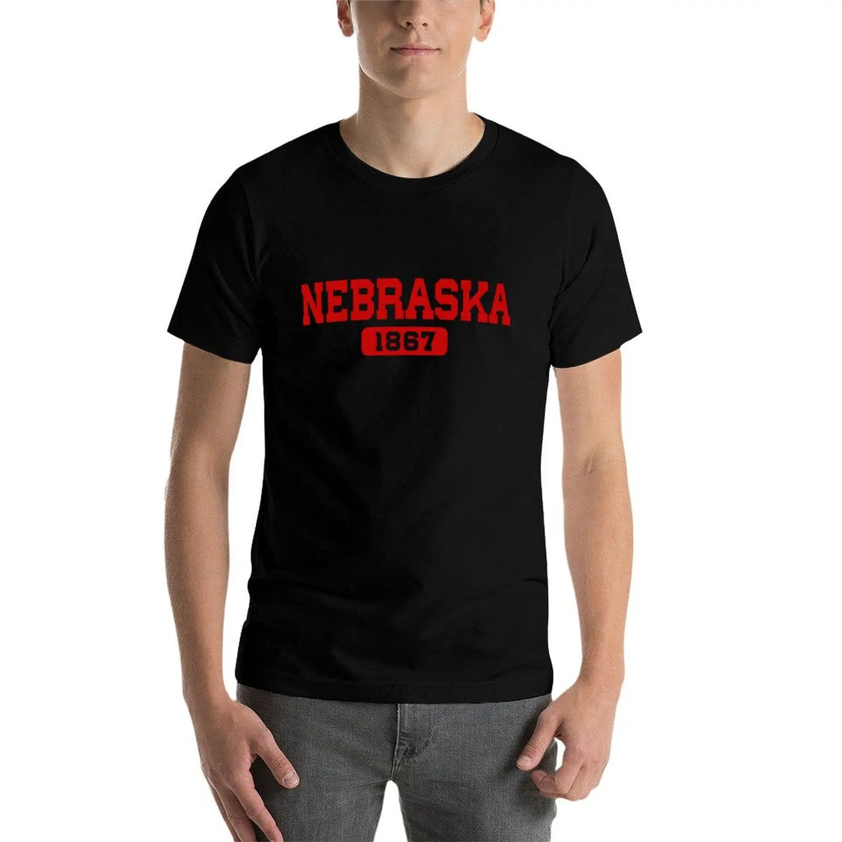 Nebraska Est. 1867 In Red T-Shirt