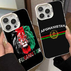Afghanistan Flag Silver Plated Inside Phone Case For iPhone