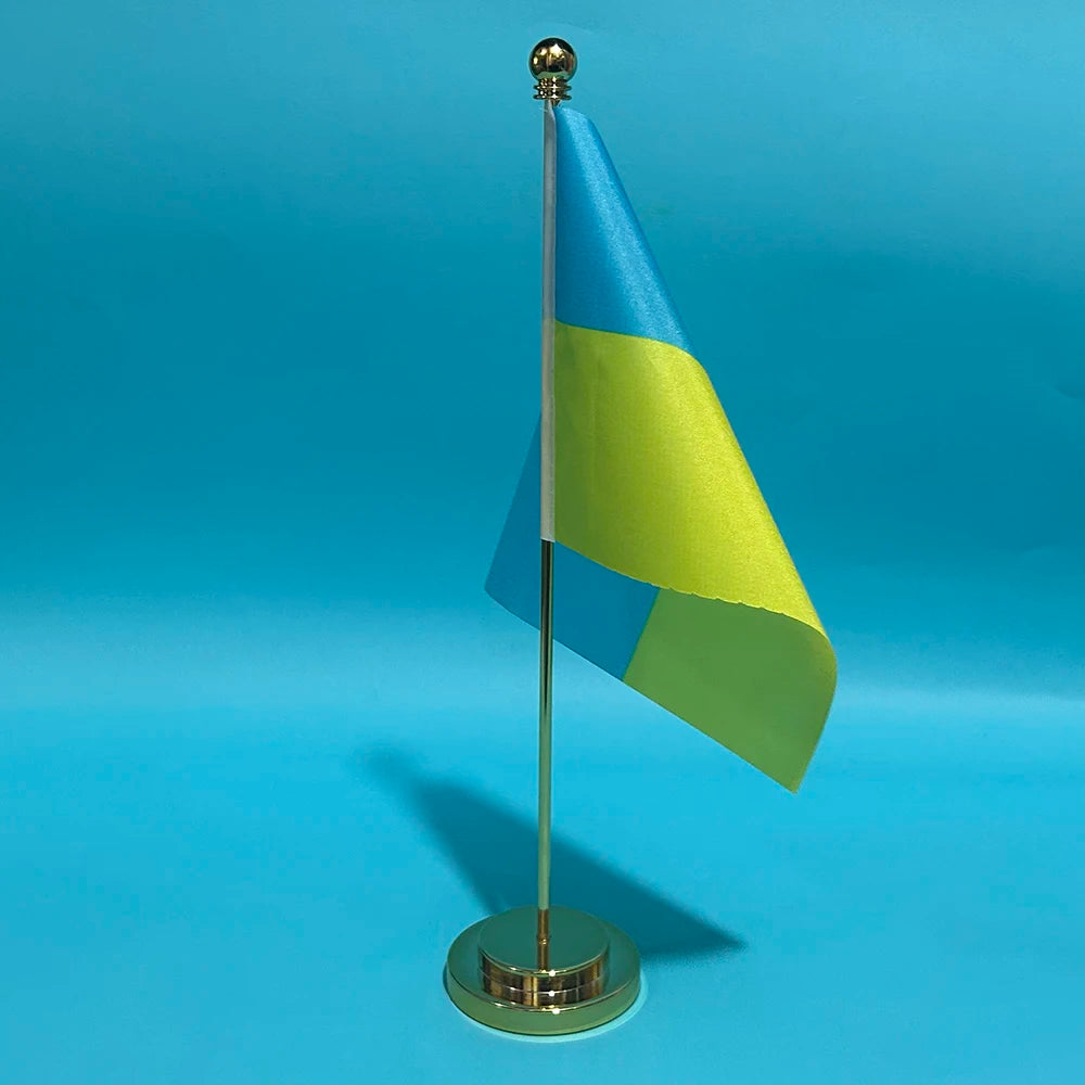 Office Desk Small Flag of Ukraine