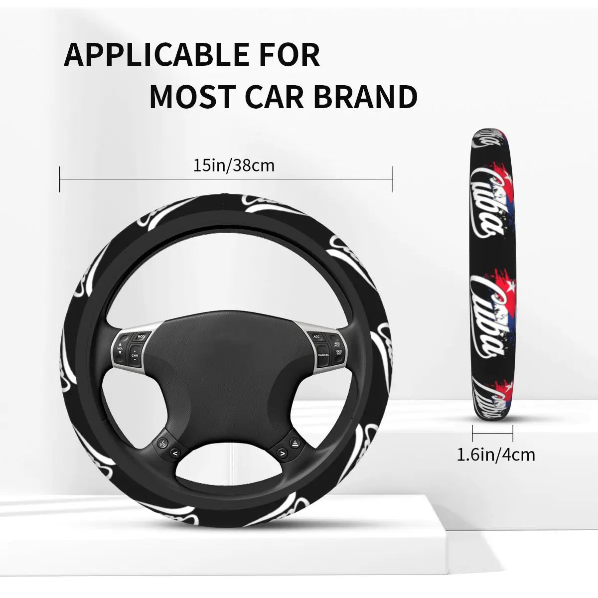 Cuba Flag Wheel Cover