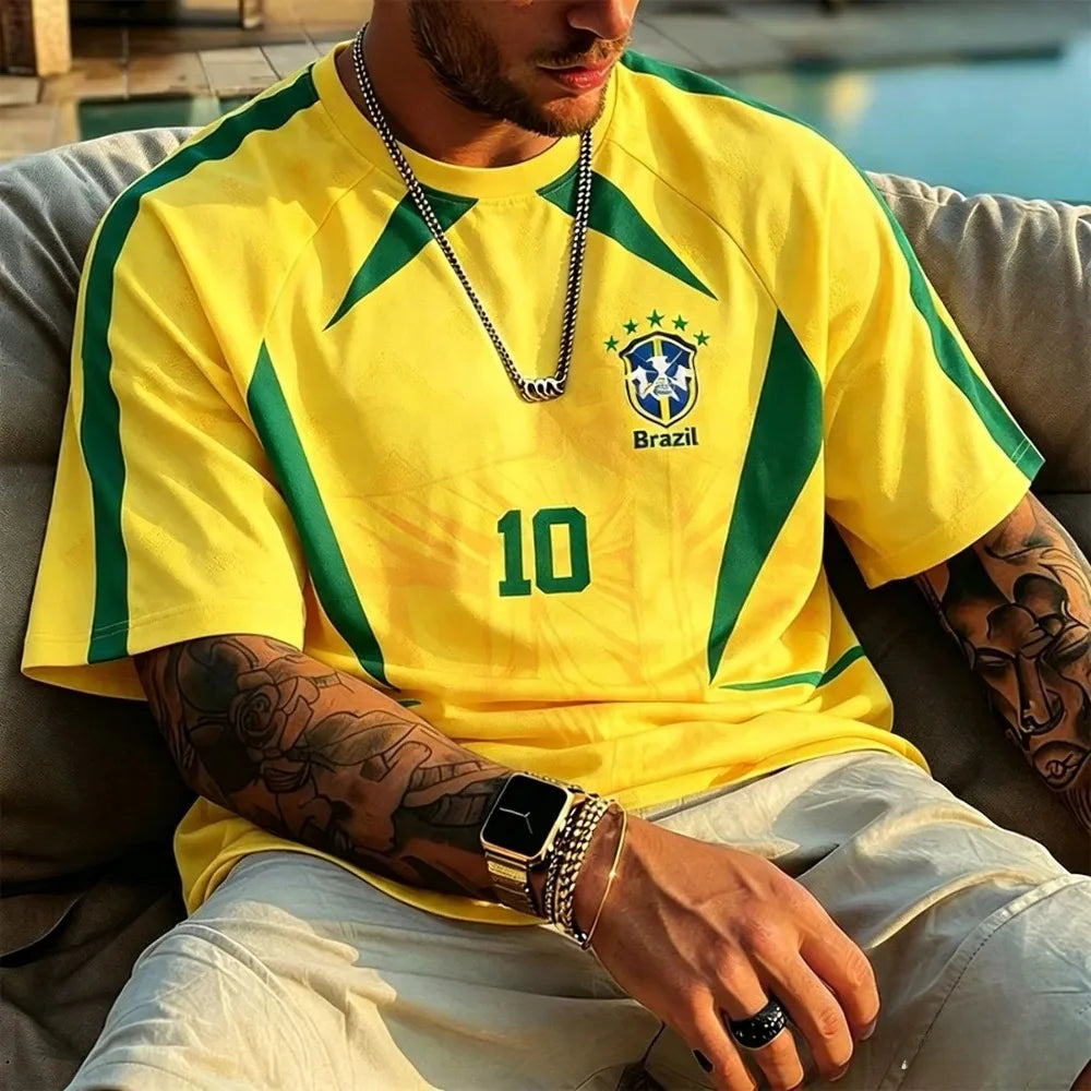 Brazilian Football Jersey 2026 Quick-Dry