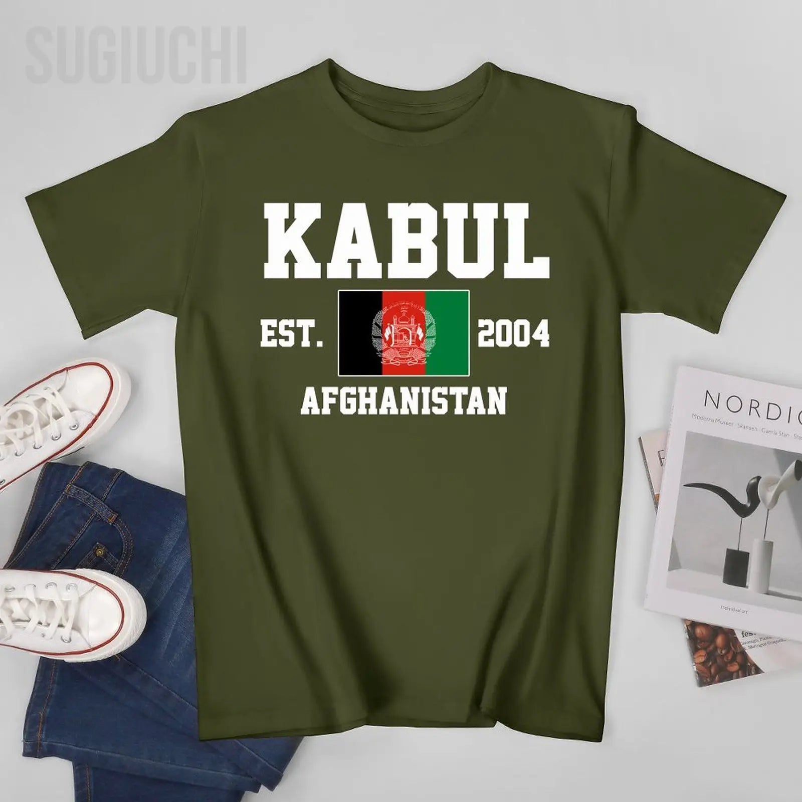 Flag of Afghanistan Kabul Men T-shirt