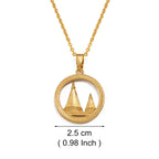 Round Yezidi Lalish Pendant Necklaces