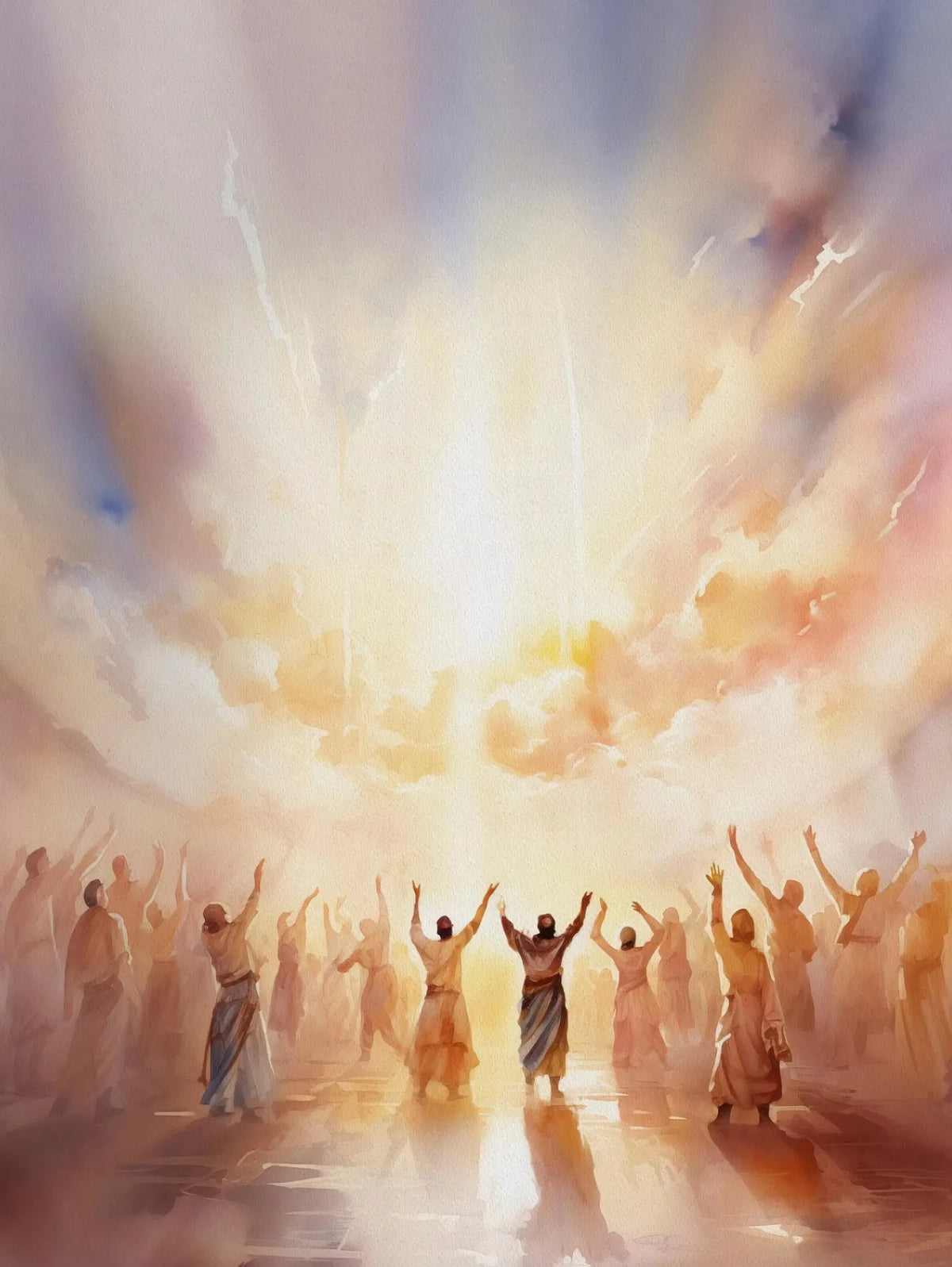 Jesus and The Cross Jesus Poster