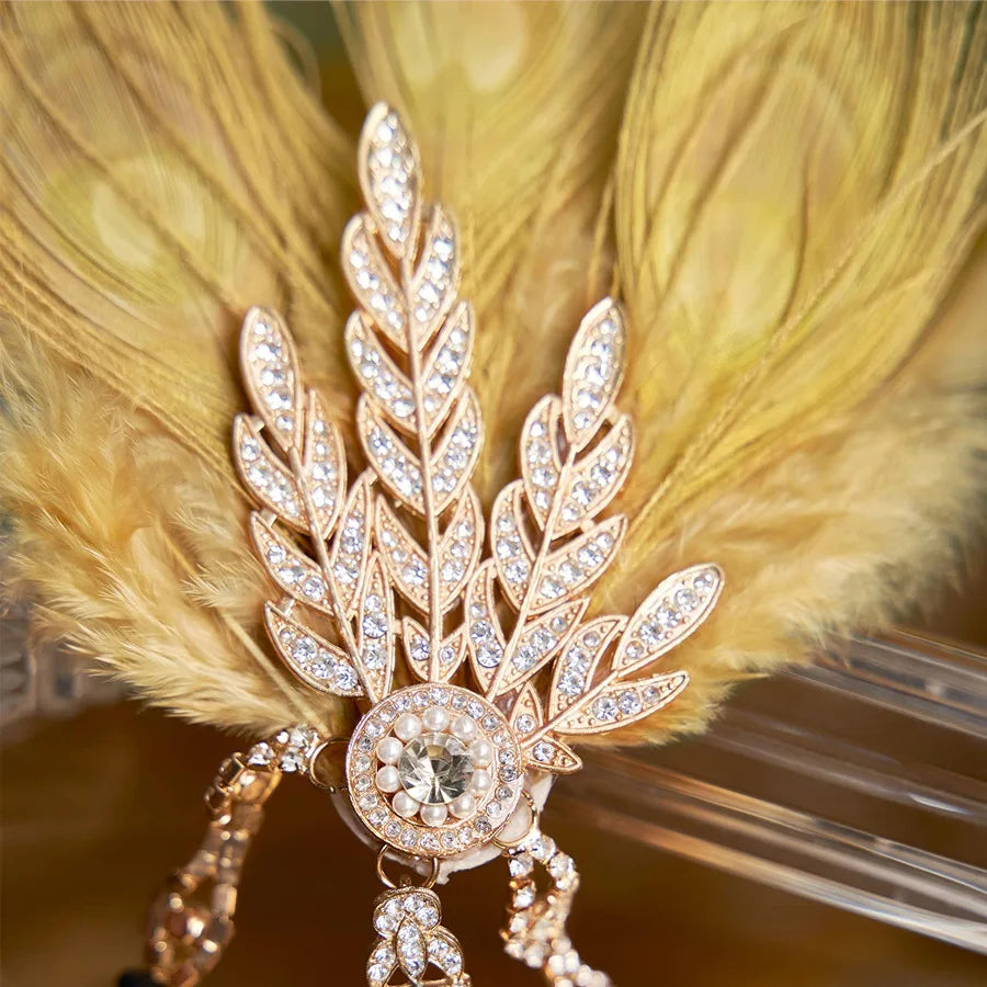 Peacock Feather Headband
