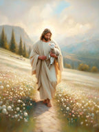 Jesus With Woman Christian Posters Savior