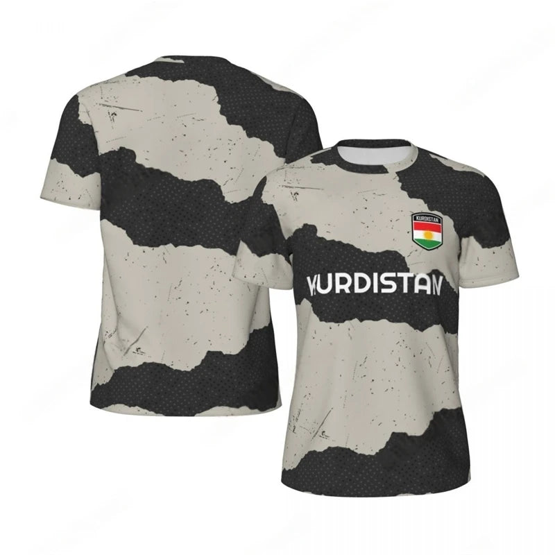 KURDISTAN 3D Print Sports Quick-dry Breathable Men T-shirt