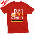 I Dont Give A Schnitzel Beer Germany Flag Men T-Shirt
