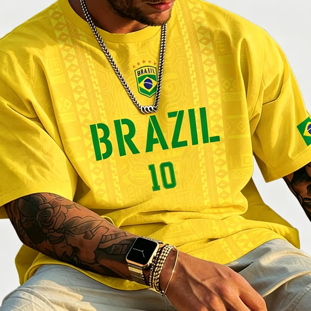 Brazil Jesus Soccer Jersey Unisex Top